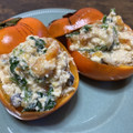 ひでっこ１４'s cooksnap of when they made 秋味♪ 柿とほうれん草の白和え.