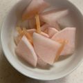 なつをなつ's cooksnap of when they made らっきょう酢で簡単に☆紅しょうが甘酢大根.