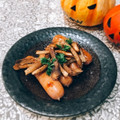 Satoco❋'s cooksnap of when they made ウィンナーとシイタケの軸の炒めもの.