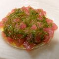 クックJ1YKJ1☆'s cooksnap of when they made まぐろととろろ昆布のオリーブオイルあえ.