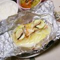 ネコかえる's cooksnap of when they made 簡単☆トースターで鮭のホイル焼き.