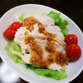 ちえたろう's cooksnap of when they made レンジでとり胸肉の棒々鶏！(焼肉のたれ).
