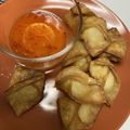 Seiko☆R's cooksnap of when they made 蟹＆クリームチーズの揚げワンタン.