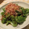 ちょこ✪0214's cooksnap of when they made こごみのからし醤油あえ.