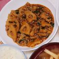 あゆﾏｿ's cooksnap of when they made シャキシャキ♪ピリ辛☆マーボーれんこん丼.