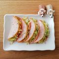 Newチヨコっと♪'s cooksnap of when they made 余ったキャベツの千切りでハムのパッタン.