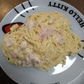 ラフロイグ31年's cooksnap of when they made さつまいものクリームパスタ.