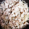 ♬あじさいのレシピ♬'s cooksnap of when they made もやしたっぷり、もやしと豚肉の野菜炒め.