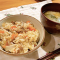 桃サクラ's cooksnap of when they made 簡単おいしい！さばときのこの炊き込みご飯.