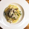 horseland's cooksnap of when they made 3種のきのことベーコンのクリームパスタ.