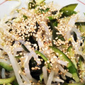 kumamother's cooksnap of when they made もやしときゅうりのナムル.