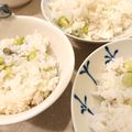 モモキト's cooksnap of when they made シンプルが美味しい♡枝豆ごはん.