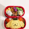 謙柚ママ's cooksnap of when they made ＊ポムポムプリンのオムライス弁当＊.