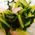 yuutasu's cooksnap of when they made 蒲鉾と小松菜のソテー.