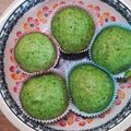 mocotoran's cooksnap of when they made 栄養たっぷり！ほうれん草蒸しパン.