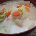 あゆたっくん's cooksnap of when they made 白菜のミルク味噌スープ♪.
