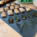mikko6's cooksnap of when they made おつまみに☆奈良漬チーズ海苔巻き.