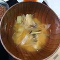 xMARILYNx's cooksnap of when they made 風邪に♪みょうがと茄子の味噌汁簡単.