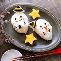 ＢＵＴＴＯＮ3's cooksnap of when they made おばけちゃんおにぎり★ハロウィンキャラ弁.