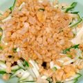 vegearrow's cooksnap of when they made 冷やしたぬきの豆腐サラダ.