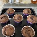 モコあず's cooksnap of when they made ハロウィン♪チョコカップケーキ.