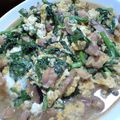 ゆずぴぃや's cooksnap of when they made ボリュームたっぷり☆春菊と新玉葱の卵とじ.