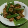 クックＫ's cooksnap of when they made ☆新じゃがと鶏肉のわさびバター醤油炒め☆.