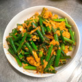 クックNP9ISV☆'s cooksnap of when they made ニンニクの芽とささみのキムチ炒め.