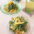 kpえもん♪'s cooksnap of when they made 柿と水菜のサラダ.