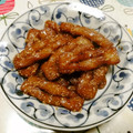 ジョンリークッカー's cooksnap of when they made 作り置き#おつまみに✨こんにゃくの炒め煮.