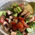 黒めんぼう's cooksnap of when they made タコのギリシャ風サラダ.
