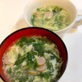 クックほのママ☆'s cooksnap of when they made ほうれん草とニラの中華卵とじスープ.