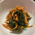 さっくぅぅ's cooksnap of when they made レンジで簡単！ほうれん草と人参の胡麻和え.