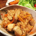 tetekotete's cooksnap of when they made 炊飯器で簡単！！鶏五目おこわ☆.