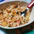 わかにゃーにゃー's cooksnap of when they made ＊鮭と海老のうま塩チャーハン＊.