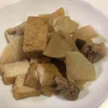 papikun's cooksnap of when they made もも肉と大根と厚揚げの煮物.