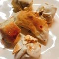 低脂質にこだわりたい's cooksnap of when they made チョコとマシュマロ餃子.