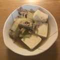 はな623's cooksnap of when they made 白菜と豚の肉豆腐✿.