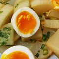 tatsumichi's cooksnap of when they made しみしみ大根と卵の甘辛うま煮.