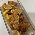 吉つま's cooksnap of when they made 鶏からあげのレモン和え.