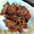 ユーロン's cooksnap of when they made 鶏レバーの甘辛煮.