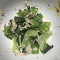 たんぽぽッ's cooksnap of when they made レンジで簡単☆チンゲン菜のツナマヨ和え。.