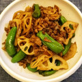 neko＊and…'s cooksnap of when they made 減塩 豚、れんこん、ししとうの甘辛炒め.