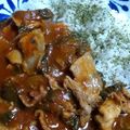 cyobindish's cooksnap of when they made ポークのトマト煮＆バターライス（夏野菜）.