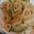 なないろの雪's cooksnap of when they made 味付簡単ピーマンとレンコン玉ねぎの炒め物.