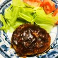 Q＆hikarunomama's cooksnap of when they made 玉ねぎ炒めないハンバーグ 塩麹入り！.