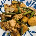 たいちん☆'s cooksnap of when they made 鶏とジャガイモのカレー風味マヨ炒め.