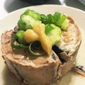 YUKIKI☆'s cooksnap of when they made ◇簡単ランチ◇辛子醤油で食べるサバ缶丼.