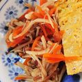 fiatcinq's cooksnap of when they made えのきだけと人参のレンジ蒸し（なめ茸風）.