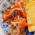 fiatcinq's cooksnap of when they made えのきだけと人参のレンジ蒸し（なめ茸風）.